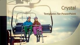  Presentation with lift - Beautiful PPT layouts featuring sportswear on a lift backdrop and a cream colored foreground