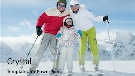  Presentation with sporty - PPT theme with two business people using one mobile phone at the same time background and a sky blue colored foreground