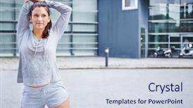  Presentation with pittsburgh city and sports - PPT theme with long road going trough the beautiful nature background and a teal colored foreground