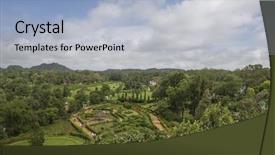  Presentation with hill station - Cool new PPT theme with spot at pachmadhi hill station backdrop and a light blue colored foreground