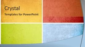  Presentation with folder style - Presentation theme having spot diffrence - background in grunge style containing background and a yellow colored foreground