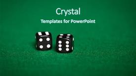  Presentation with fortune cookie game - Colorful theme enhanced with odd numbers - gambling fortune game and entertainment backdrop and a dark gray colored foreground