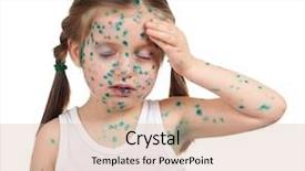  Presentation with sick child - PPT layouts having sick child has the virus background and a  colored foreground