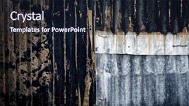  Presentation with aluminium seamless metal texture - PPT theme having fading grid - metal background texture background and a wine colored foreground