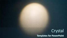  Presentation with spotlight - PPT theme with spotlight-illuminating-a-wall background and a tawny brown colored foreground