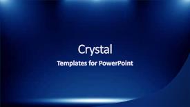  Presentation with illumination - Colorful PPT theme enhanced with spotlight scene illumination light effect backdrop and a navy blue colored foreground
