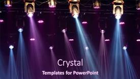  Presentation with theatre - Cool new theme with spotlights-on-a-theatre-stage backdrop and a wine colored foreground