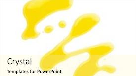  Presentation with olive oil - Audience pleasing PPT theme consisting of spots of olive oil isolated backdrop and a blonde colored foreground