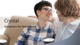  Presentation with time - Audience pleasing PPT theme consisting of spouse - cute young couple spending time backdrop and a  colored foreground