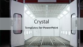  Presentation with spray - Amazing presentation having spray paint cabinet backdrop and a sky blue colored foreground