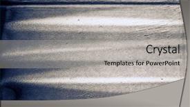  Presentation with spray - Cool new PPT layouts with spray painted block in monochrome backdrop and a light gray colored foreground