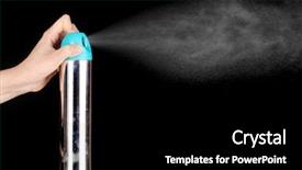  Presentation with vietnam air - Amazing slides having sprayed air freshener in hand backdrop and a  colored foreground