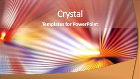  Presentation with abstract light - Slide set having spread - abstract colourful background with light background and a coral colored foreground