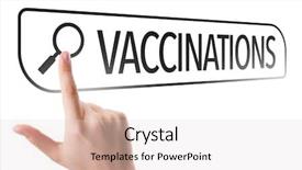  Presentation with search - Beautiful theme featuring spread infectoin - vaccinations written in search bar backdrop and a lemonade colored foreground