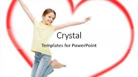  Presentation with activity - Colorful presentation design enhanced with spread love - happiness activity and child concept backdrop and a white colored foreground