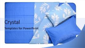  Presentation with white sheet - Audience pleasing slide deck consisting of spread sheet - bed isolated against white background backdrop and a light blue colored foreground