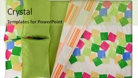  Presentation with white pigeon against the blue - Presentation design consisting of spread sheet - bed isolated against white background background and a yellow colored foreground