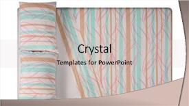  Presentation with spread - Beautiful presentation theme featuring spread sheet - bed isolated backdrop and a soft green colored foreground