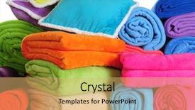  Presentation with spread - Theme enhanced with spread sheet - bedding isolated background and a yellow colored foreground