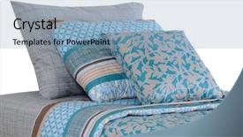  Presentation with spread - Amazing PPT layouts having spread sheet - bedding isolated backdrop and a light blue colored foreground