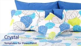  Presentation with spread - PPT layouts featuring spread sheet - blue bedding isolated background and a light blue colored foreground