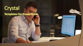  Presentation with business programming code abstract technology - Slide deck featuring spreadsheet - business deadline and technology concept background and a wine colored foreground