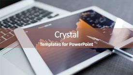  Presentation with data analysis - Audience pleasing PPT layouts consisting of spreadsheet - financial data analysis concept backdrop and a coral colored foreground