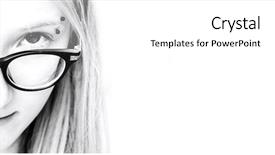  Presentation with white black grafitti - Colorful slide deck enhanced with sprightly - portrait half of young beautiful backdrop and a white colored foreground