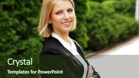  Presentation with happy smiling woman dental health - Audience pleasing slide set consisting of sprightly - portrait of a happy beautiful backdrop and a tawny brown colored foreground