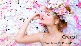  Presentation with inspiration - Slides having spring and summer perfume cosmetics background and a lemonade colored foreground