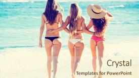  Presentation with three - Theme consisting of ombre - abstract backdrop colorful painted background background and a light gray colored foreground.