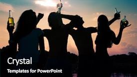  Presentation with two people holding hands - Audience pleasing presentation consisting of spring break - people two couples backdrop and a black colored foreground