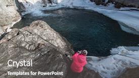  Presentation with spring photo album - Audience pleasing slide deck consisting of spring day in altai mountain backdrop and a gray colored foreground