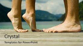  Presentation with kiss band - Beautiful slide set featuring spring fever - kiss backdrop and a mint green colored foreground