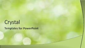  Presentation with abstract spring green - Slide deck enhanced with spring green natural background background and a mint green colored foreground