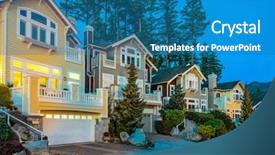  Presentation with north america - Amazing slide deck having spring in the north america backdrop and a teal colored foreground