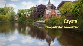  Presentation with love - Theme featuring happy man making selfie and showing two fingers background and a sky blue colored foreground