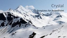  Presentation with spring - PPT layouts with spring-landscape-of-national-park and a light blue colored foreground