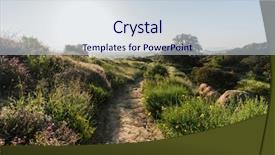  Presentation with wild west - Amazing presentation design having area of scenic los angel backdrop and a lemonade colored foreground