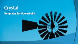  Presentation with birds moving presentaion - Slide deck featuring spring migrating sandhill cranes moving background and a gray colored foreground