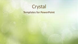  Presentation with spring nature grass - Colorful slide deck enhanced with spring or summer season abstract backdrop and a cream colored foreground