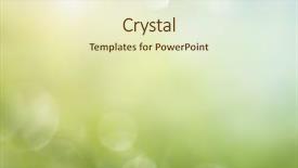  Presentation with spring nature grass - Colorful theme enhanced with spring or summer season abstract backdrop and a cream colored foreground