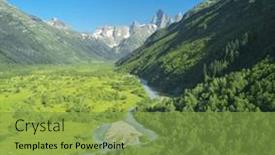  Presentation with nature river - 