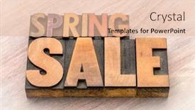  Presentation with spring - PPT layouts featuring spring-sale-word-abstract background and a lemonade colored foreground
