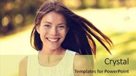  Presentation with chinese chinese - Audience pleasing slide deck consisting of spring summertime or pollen backdrop and a yellow colored foreground