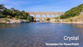  Presentation with spring - PPT theme having spring sunny day three-tier background and a  colored foreground