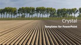  Presentation with planting technology - Slide deck featuring spring-view-of-potato-field background and a violet colored foreground