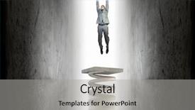  Presentation with career - PPT layouts having springboard as progress concept background and a light gray colored foreground