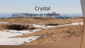  Presentation with sand - Cool new PPT theme with springs desert - snow and sand backdrop and a  colored foreground