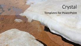  Presentation with spring - Audience pleasing slide set consisting of springs desert - snow and sand backdrop and a  colored foreground